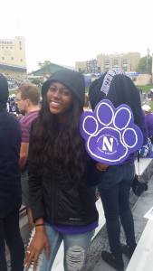 SoC sophomore Aisha attended the Los Angeles 'Cats Connect networking reception on July 28. 